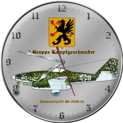 Messerschmitt Me 262A-2 Collectible Wall Clock